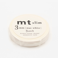 Masking tape Slim Blanc Mat pour déco bébé